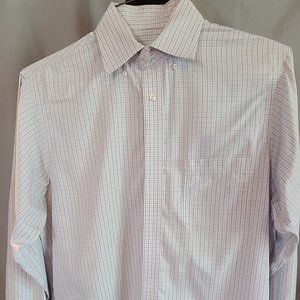 Joseph Abboud Men's Window-Pane Dress Shirt